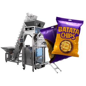 Empacotadora Automática com 4 Balanças e Abastecedor com Esteira CAPM 560 W4-1500