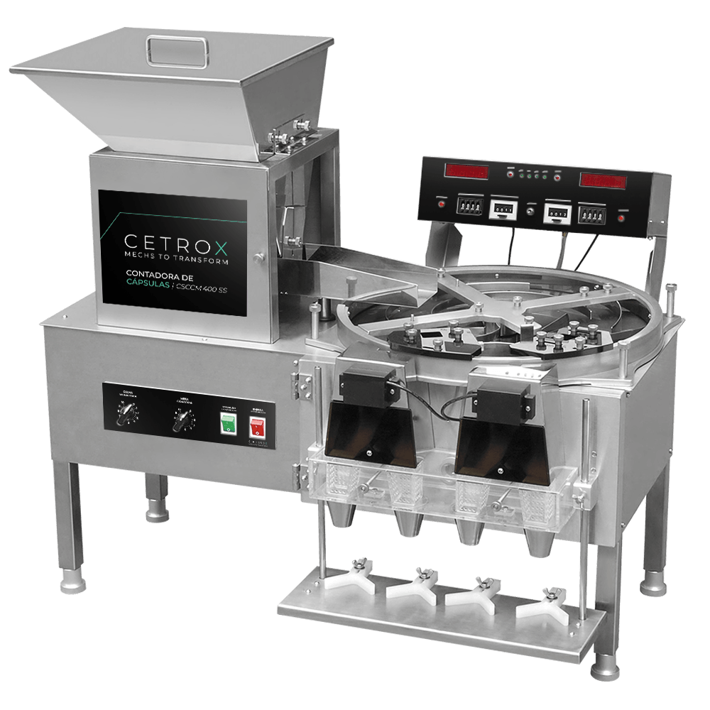 Contadora e Envasadora de Capsulas e Comprimidos Semiautomática CSCM CF-400 T - imagem 1