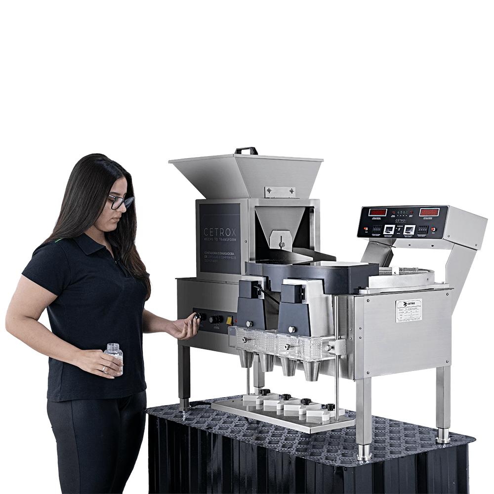 Contadora e Envasadora de Capsulas e Comprimidos Semiautomática CSCM CF-400 T - imagem 5