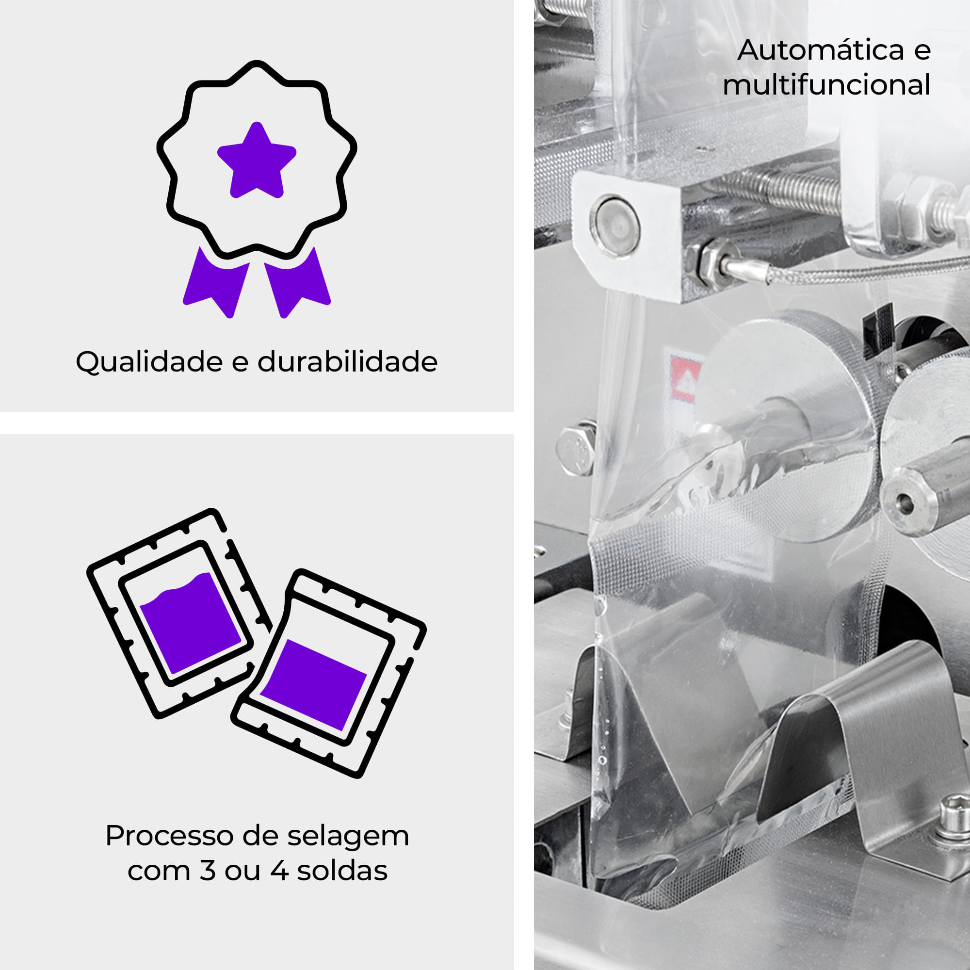 Empacotadora Automática de Sachês para Líquidos CAPM 200 VP-100 RK - imagem 3