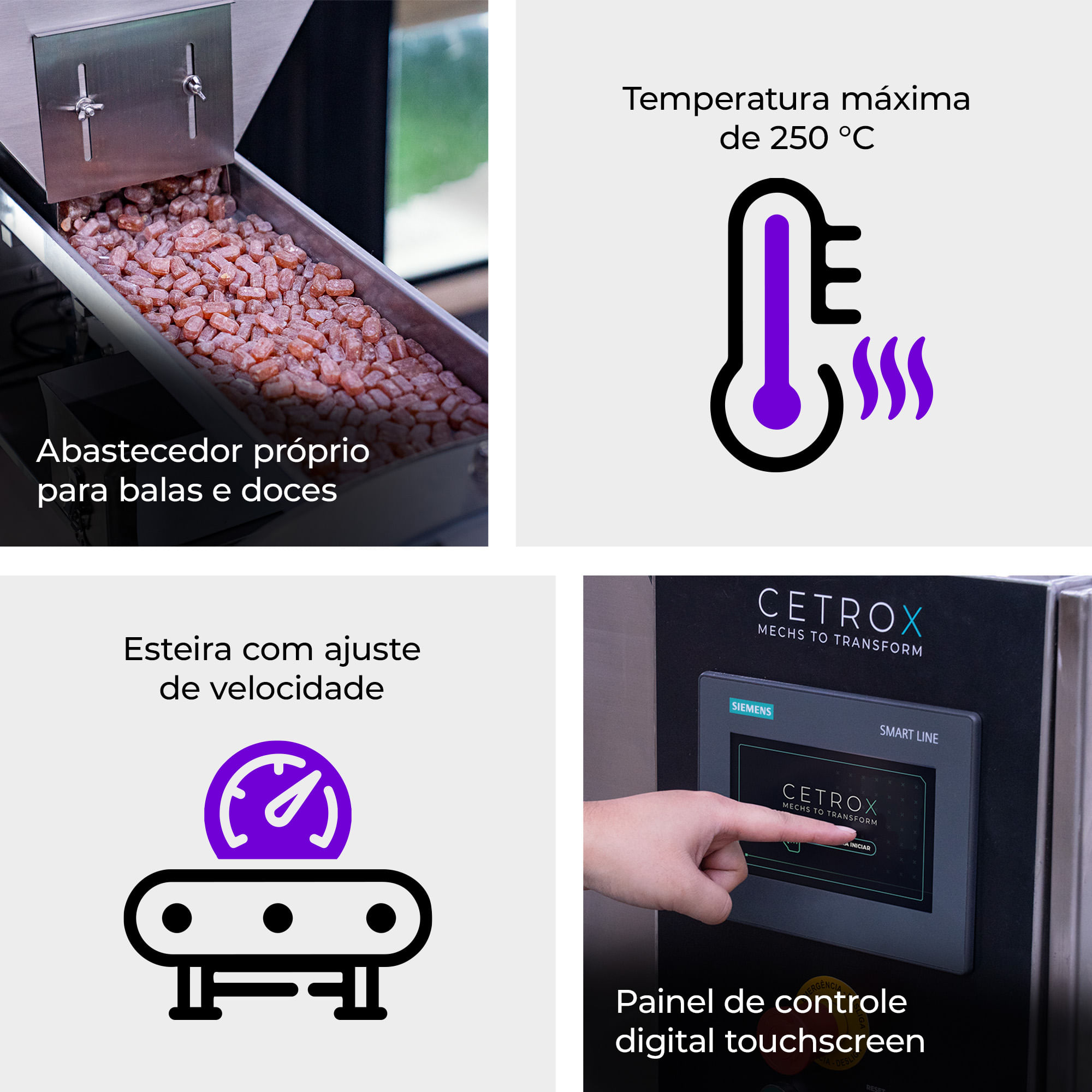 Flow Pack para Balas com Abastecimento Automático CAPM FP-C AF - imagem 2