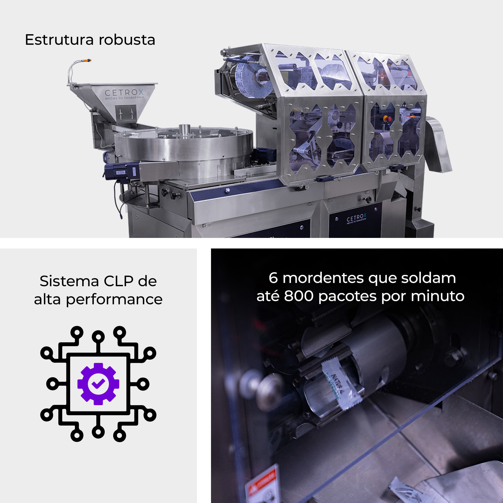 Flow Pack para Balas com Abastecimento Automático CAPM FP-C AF - imagem 3