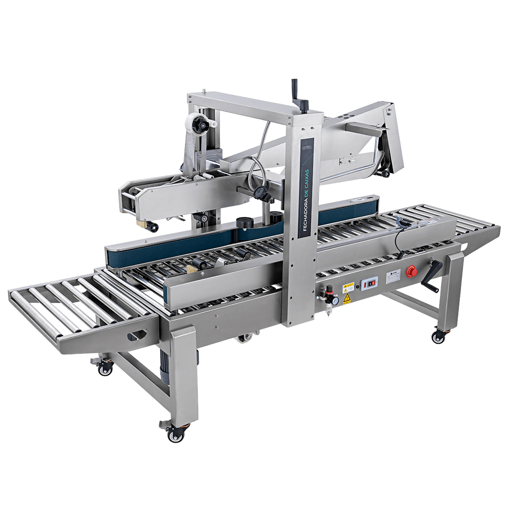 Fechadora de Caixas Automática com Dobra de Abas em Inox 304 CASM BS-5050 SC F SS304 - imagem 1