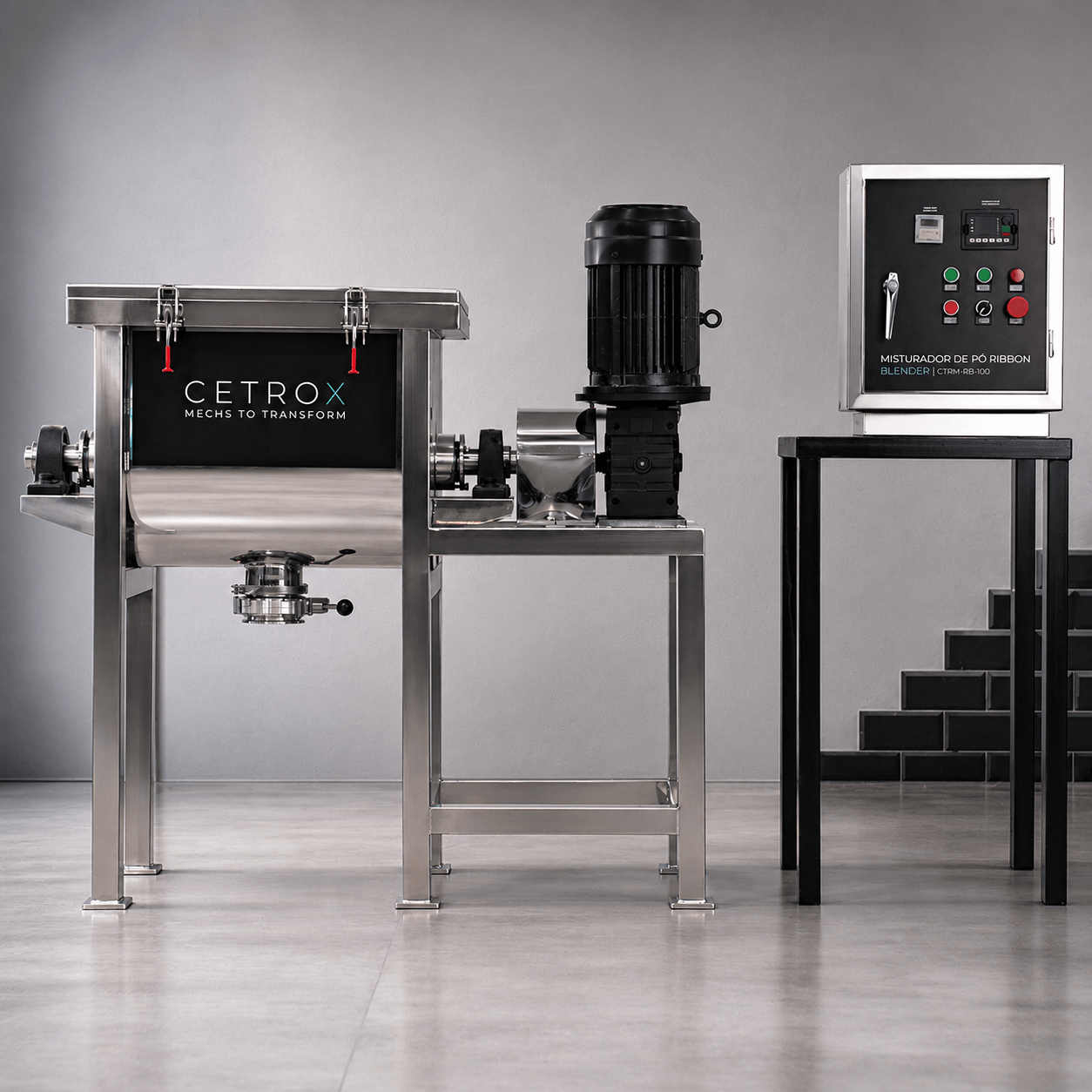 Misturador de Pós Ribbon Blender CTRM RB-100 - imagem 3