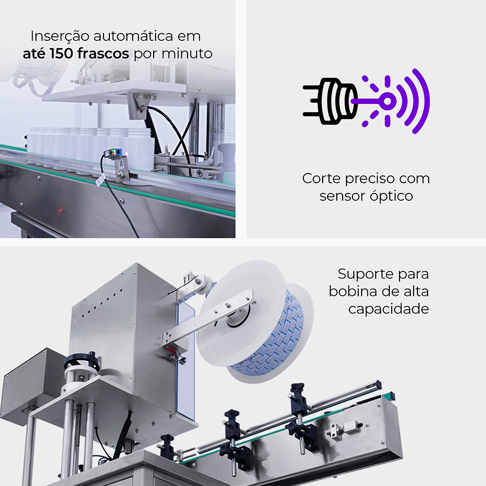 Insersora de Sílica Gel Automática em Linha CAIM 60 SG - imagem 3