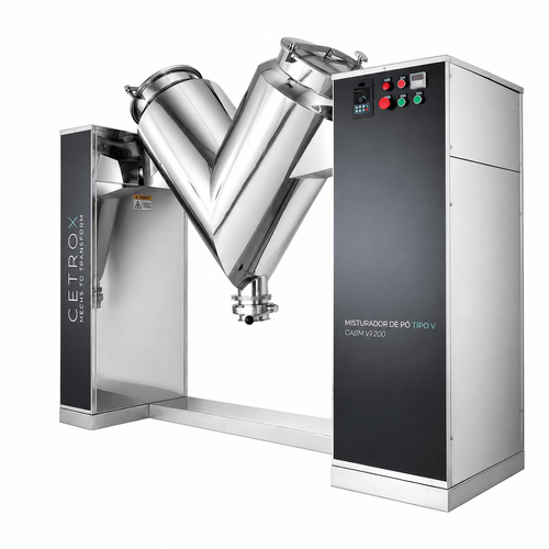 Misturador de Pós Tipo V CABM VT-200