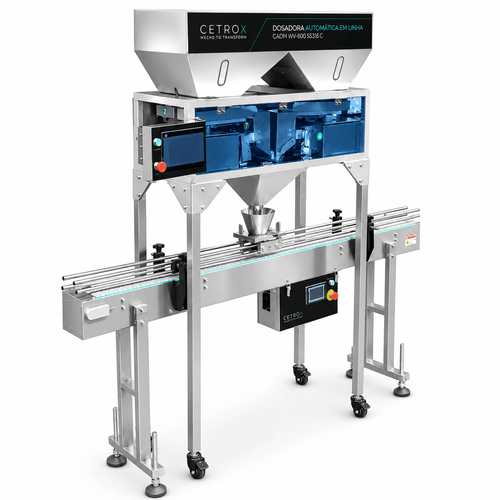 Dosadora Automática em Linha com 4 Balanças CADM W4-600 SS316 C