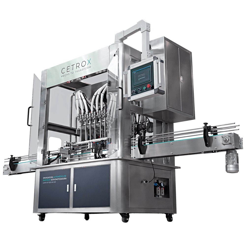 Envasadora Automática de Pastosos Servomotorizada 100 - 1000ml com 6 Bicos CAFM VP 1000 6N SM - imagem 1