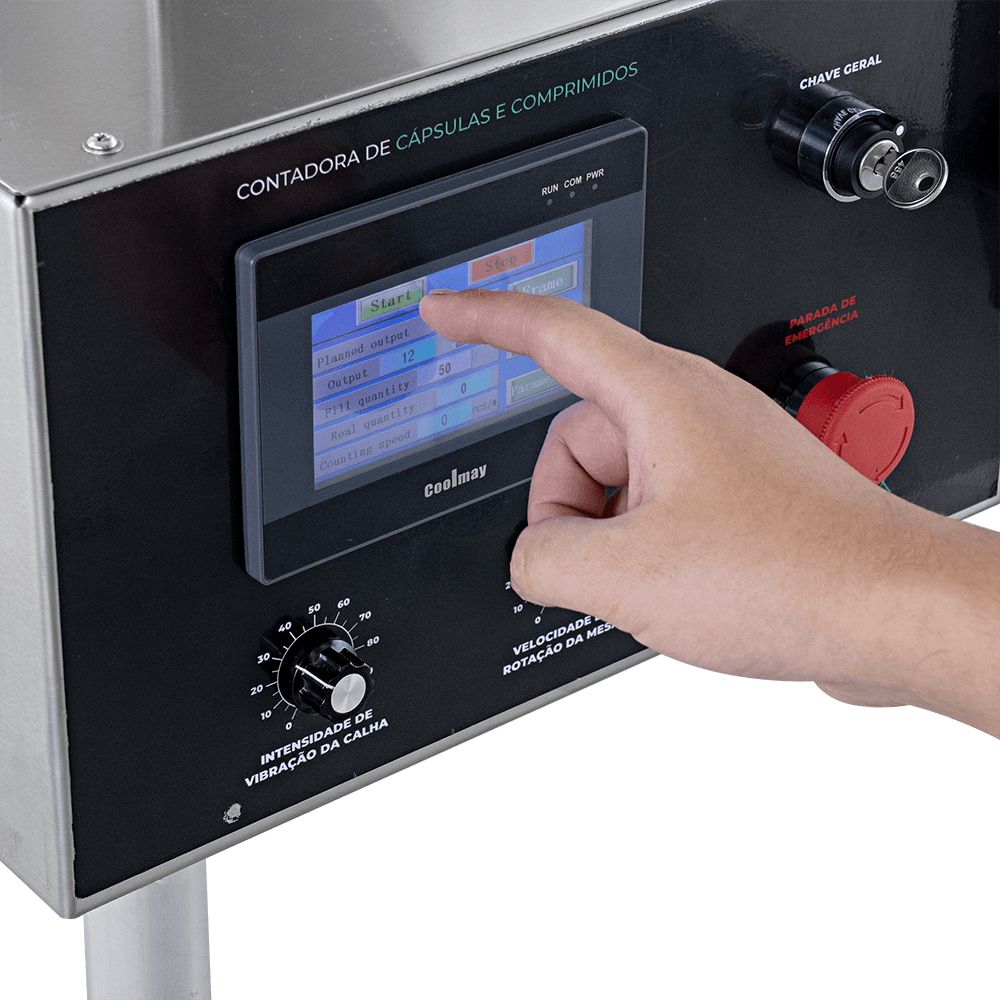 Contadora de Cápsulas e Comprimidos de Bancada CSCM CF-1500 N2 RD - imagem 5