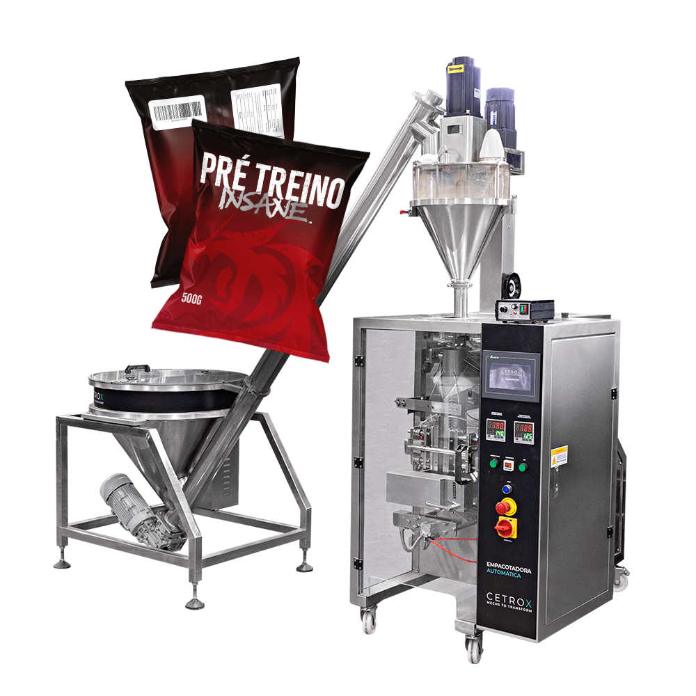 Empacotadora Automática Volumétrica para Pós com Abastecedor e NR12 CAPM 320 VA-500 V - imagem 1
